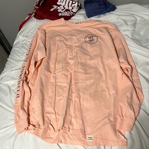 coral simply southern long sleeve
